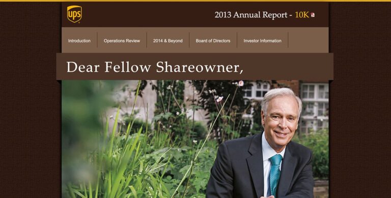 Website screenshot Scott Davis suit and tie sitting in garden